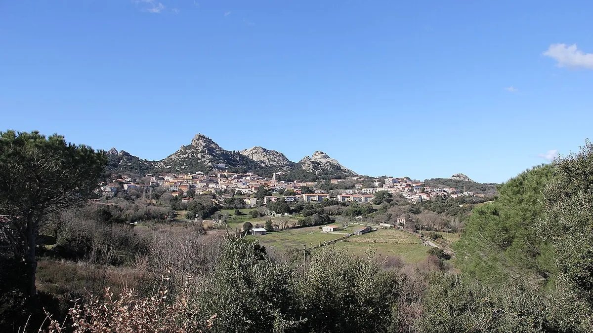 Veduta di Aggius