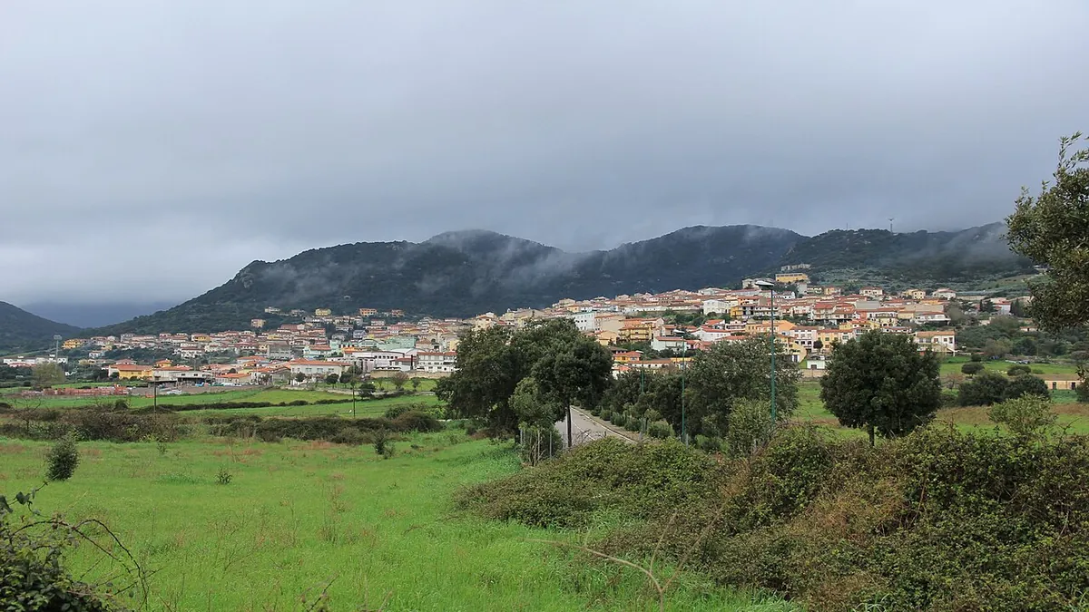 Veduta di Berchidda