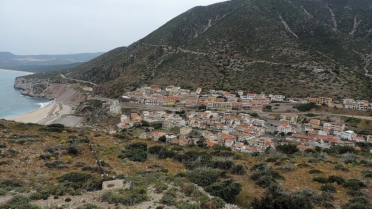 Veduta di Buggerru