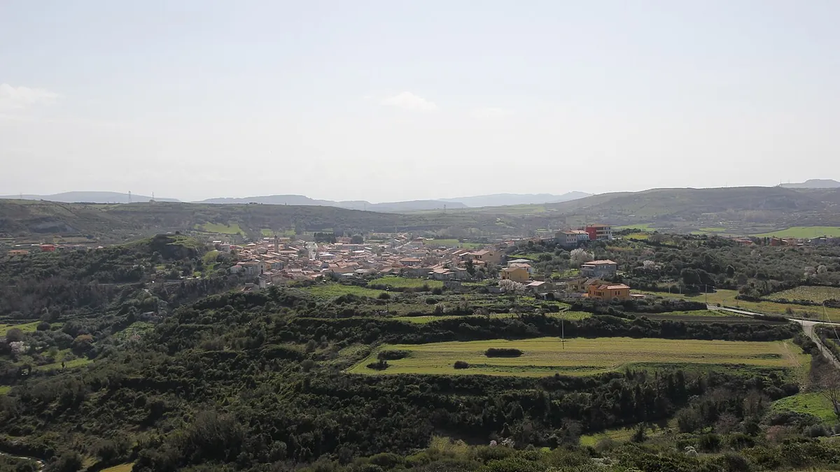 Veduta di Florinas
