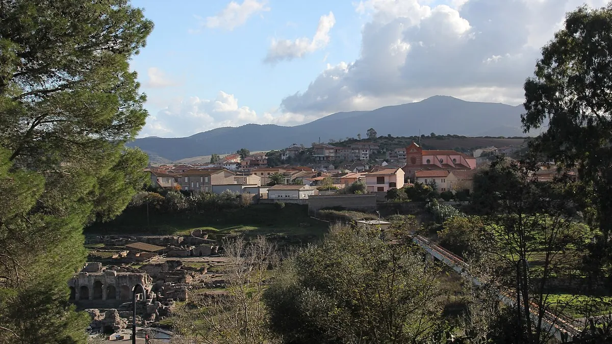 Veduta di Fordongianus
