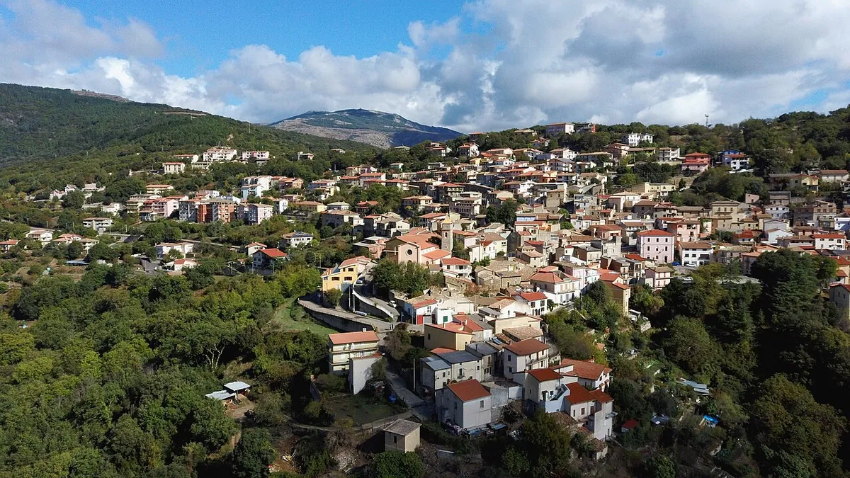 Veduta di Gadoni