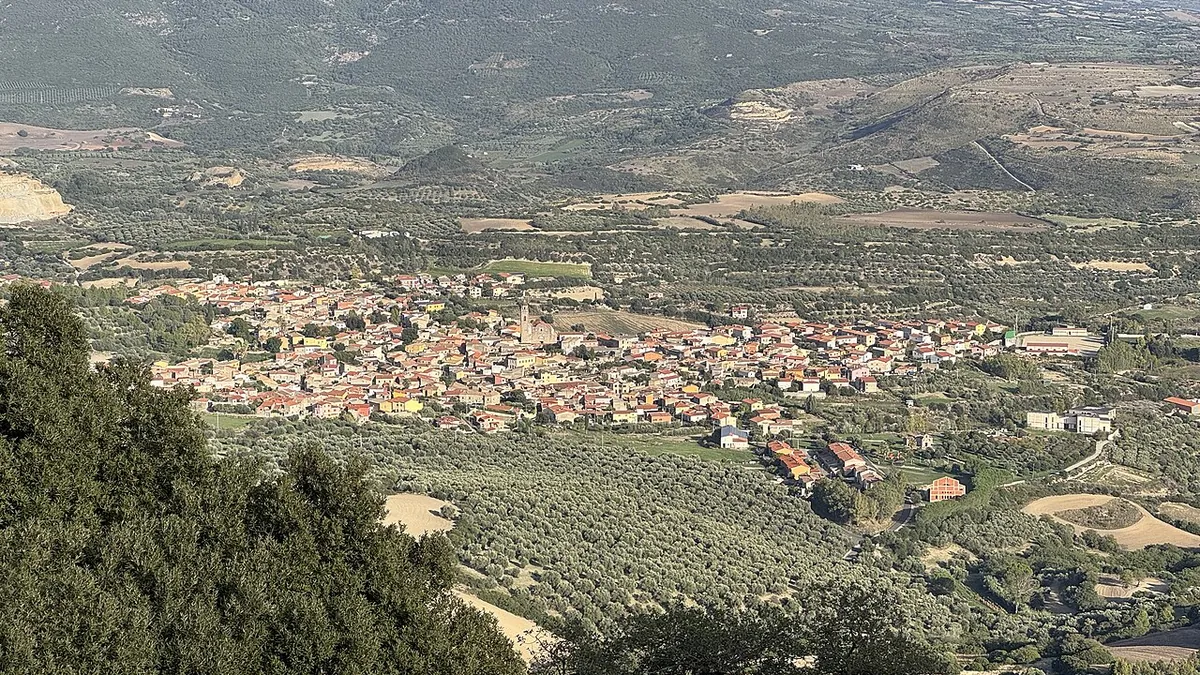 Veduta di Gesturi