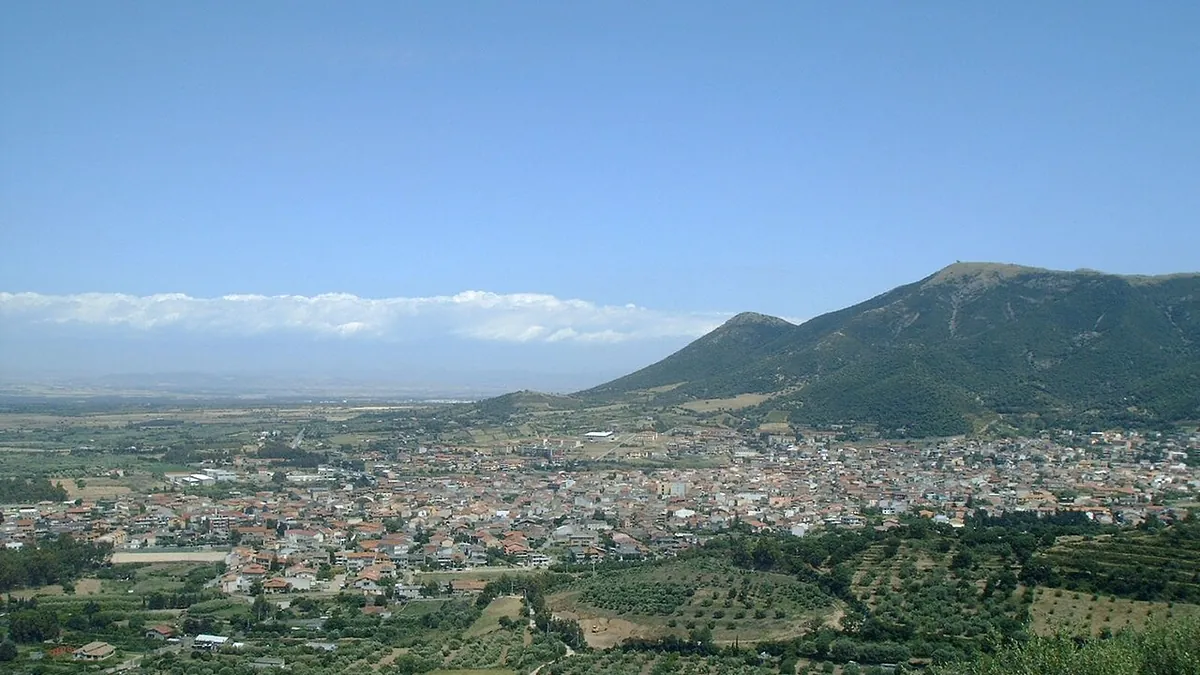 Veduta di Gonnosfanadiga
