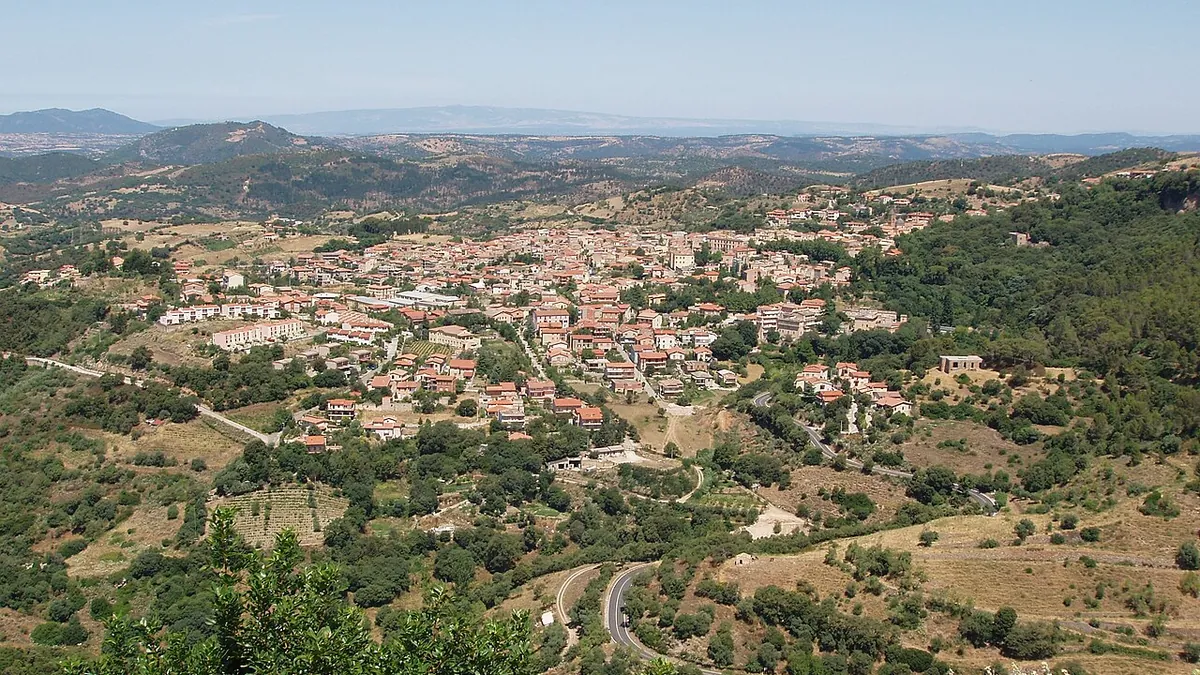 Veduta di Laconi