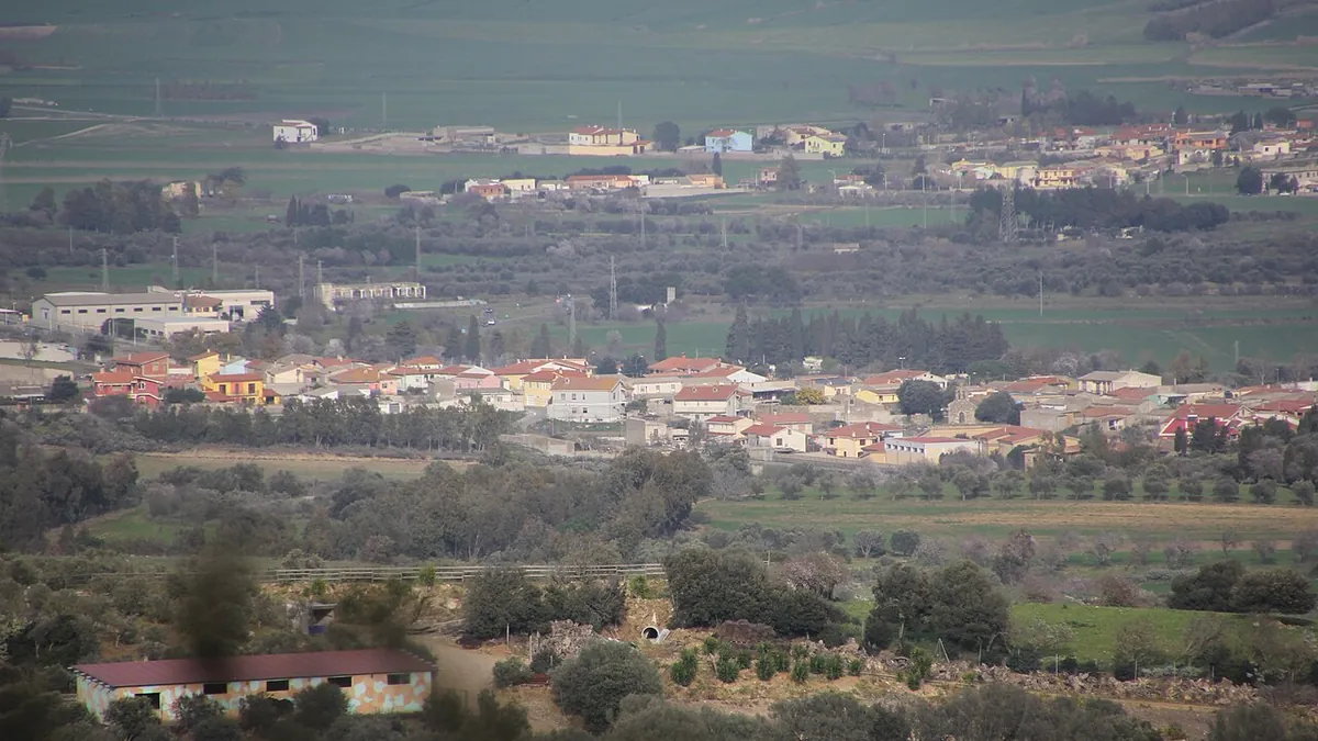 Veduta di Lunamatrona
