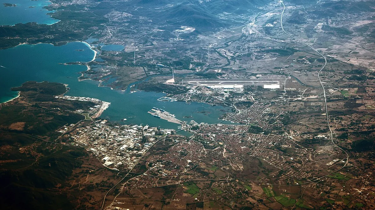 Veduta di Olbia