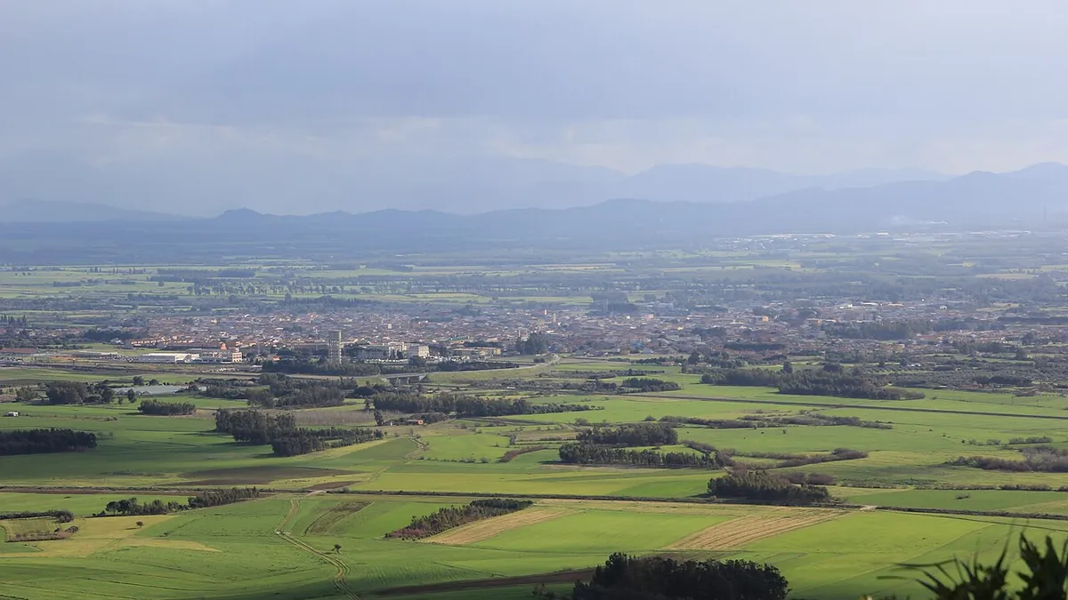 Veduta di San Gavino Monreale