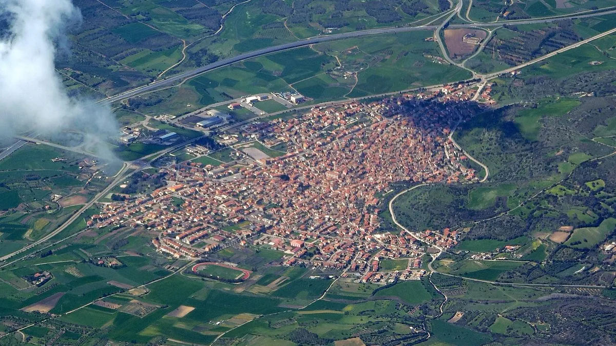 Veduta di Sardara