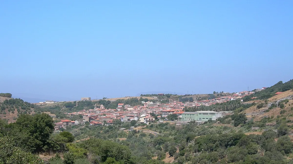 Veduta di Scano di Montiferro