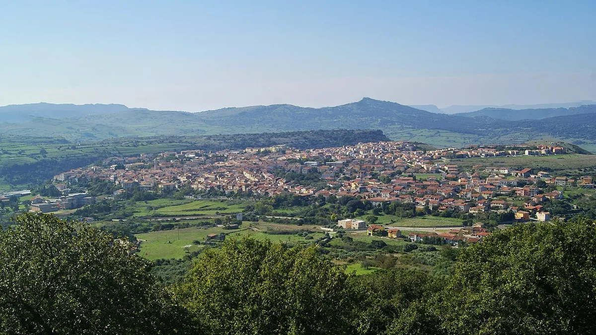 Veduta di Thiesi