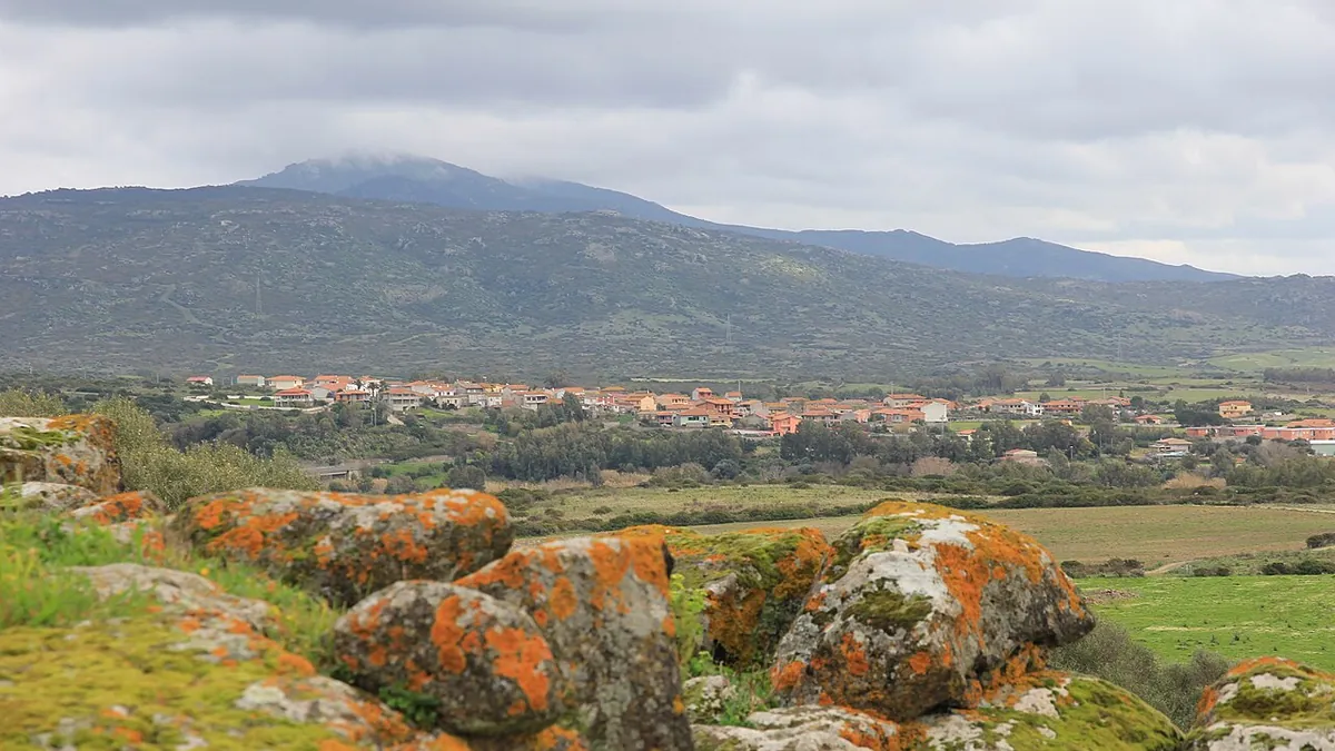 Veduta di Villanova Truschedu