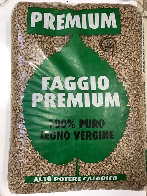 Faggio Premium pellet di puro legno Sardegna EN A1 PLUS