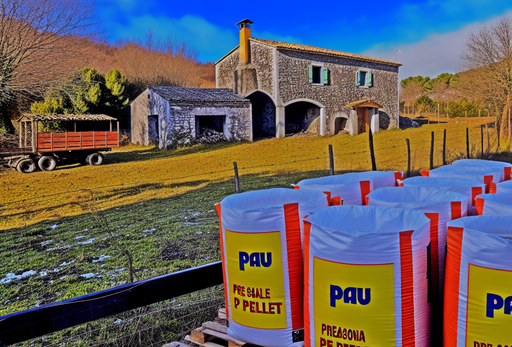 Pellet prestagionale Pau provincia di Oristano Vendita Pellet Pau