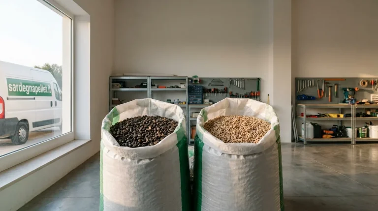 Nocciolino di sansa in Sardegna: conviene al posto del pellet?